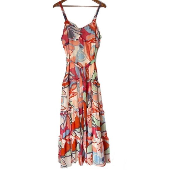 ALEXIS X Target Mixed Floral Ruffle Maxi Dress - Picture 2 of 6